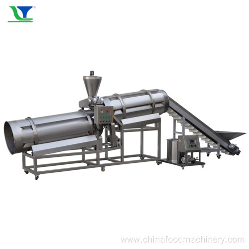 Salty Cheese Corn Snack Seasoning Coating Machine